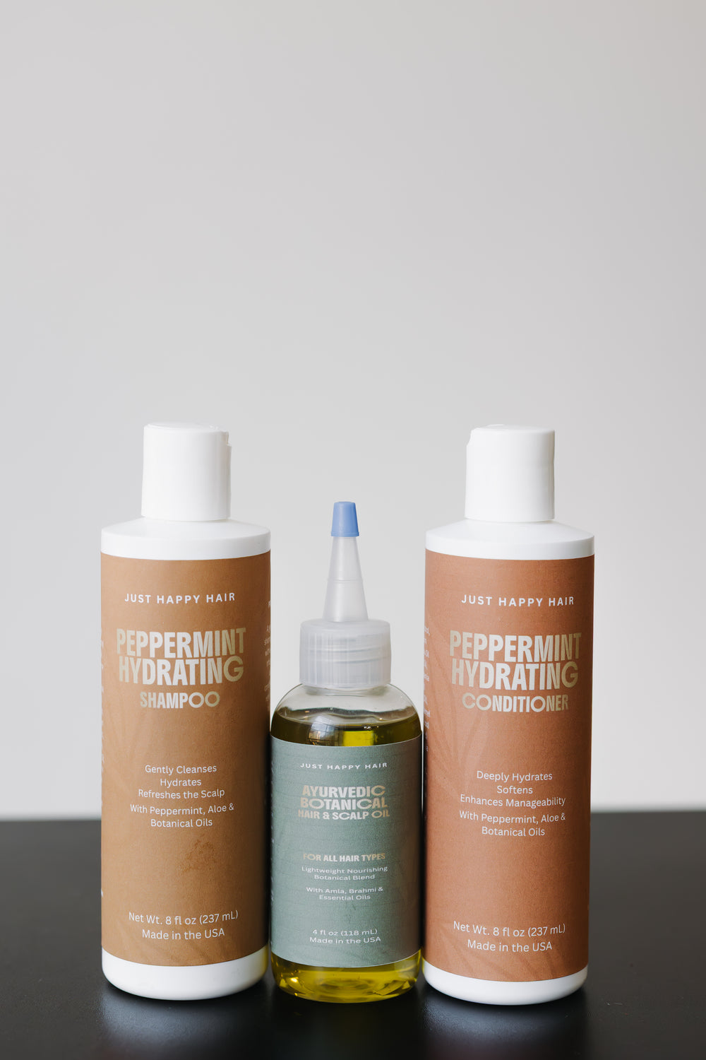 Just Happy Hair Signature Hydration & Growth Bundle